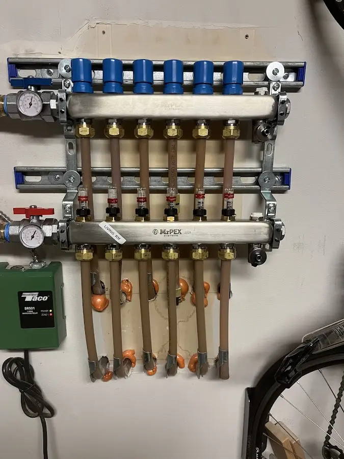 Plumber performing Gas Leak Detection at a residential property in Essex